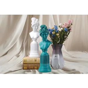 CY0442 Turquoise
White Decorative Object Set (2 Pieces)