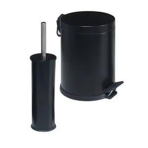 d86 Crni Set za Kupatilo (2 Komada)