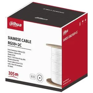 Dahua PFM941I-RG59N/2-305 KOMBO KABL, KOAKSIJALNI + NAPAJAČKI, 305M, CCA