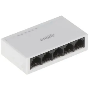 Dahua switch PFS3005-5ET-L LAN 5-Port 10/100 J45 ports (Alt. S105, ST3105C)