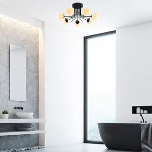 Daisy-147-AV Black Chandelier