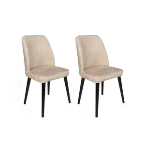 Dallas-520 V2 Beige
Black Chair Set (2 Pieces)