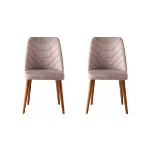 Dallas 555 V2 Walnut
Beige Chair Set (2 Pieces)