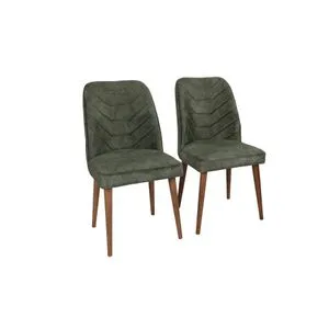 Dallas 558 V2 Walnut
Dark Green Chair Set (2 Pieces)