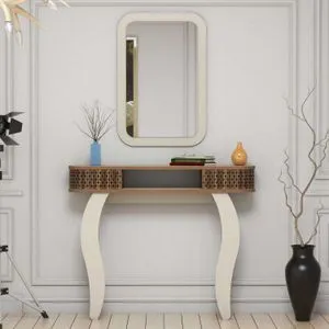 Damla - Cream Cream Sideboard