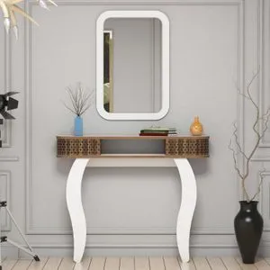 Damla - White White Sideboard