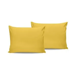 Dark Yellow Dark Yellow Pillowcase Set (2 Pieces)