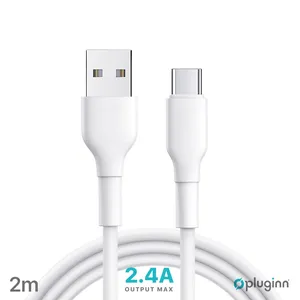 Data Kabl Pluginn PI-APD 2.4A USB na Type C beli 2m