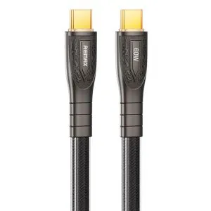 DATA kabl Prime TIP C na TIP C RC-C166 60W, 1.2m crni REMAX