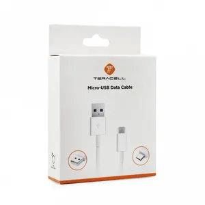 Data kabl Teracell Plus micro USB beli 2m
