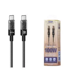 DATA kabl Walking TIP C na TIP C RC-C162 100W, 1.2m crni REMAX