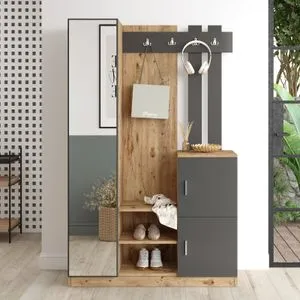 Dd7-Aa Atlantic Pine
Anthracite Hall Stand
