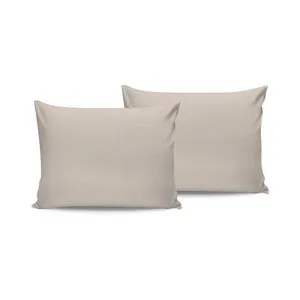 De Cream Satin Jastučići (Set od 2 komada)