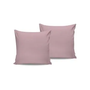De Light Pink Light Pink Satin Pillowcase Set (2 Pieces) (DE)