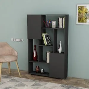 De More - Anthracite Anthracite Bookshelf