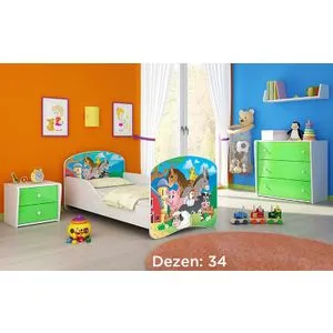 Deciji krevet ACMA I 140x70 + dusek 6 cm34