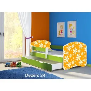Deciji krevet ACMA II 140x70 F + dusek 6 cm GREEN24
