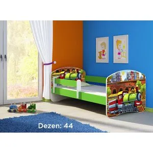 Deciji krevet ACMA II 160x80 + dusek 6 cm GREEN44