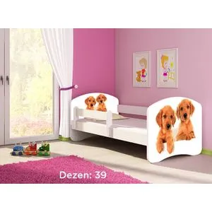 Deciji krevet ACMA II 160x80 + dusek 6 cm WHITE39