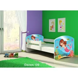 Deciji krevet ACMA II 160x80 + dusek 6 cm WHITE9