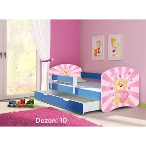 Deciji krevet ACMA II 160x80 F + dusek 6 cm BLUE10