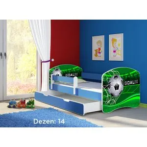 Deciji krevet ACMA II 160x80 F + dusek 6 cm BLUE14