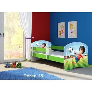 Deciji krevet ACMA II 180x80 + dusek 6 cm GREEN13