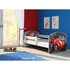 Deciji krevet ACMA II 180x80 + dusek 6 cm WHITE5