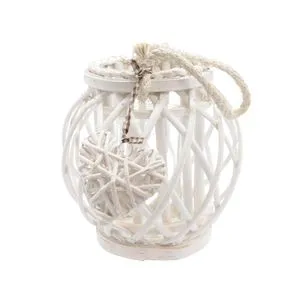 Decoris lanterna ukras od pruća beli 836339