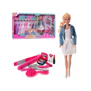 Defa Lutka Set Fashion sa odecom I sminkom