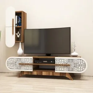 Defne - Walnut, Cream Walnut
Cream TV Unit