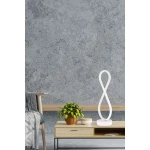 Degas White - White Light White Table Lamp