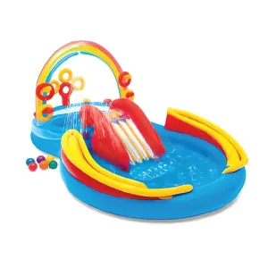 Dečiji Bazen Intex Rainbow Ring Play Center 2.97x1.93x1.35m
