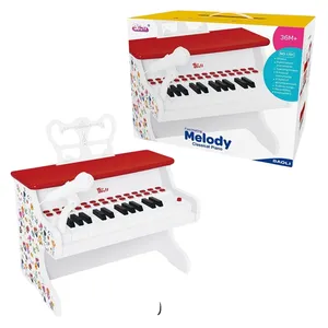 Dečiji klasični klavir Melody sa mikrofonom Crveno beli
