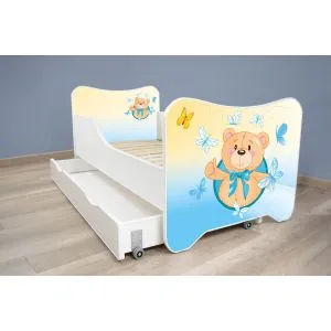 Dečiji krevet 160x80 cm happy kitty+fioka SMALL TEDDY