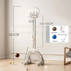 Dečiji multifunkcionalni koš  Kolačić Sivi