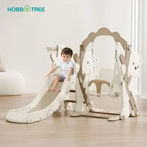 Dečiji tobogan sa ljuljaškom i košem „Meda“