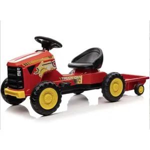 Dečiji traktor sa prikolicom – Ride On Toy Tractor Red