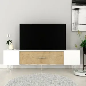 Dekol2 - White, Sapphire Oak, Silver Sapphire Oak
White
Silver TV Stand