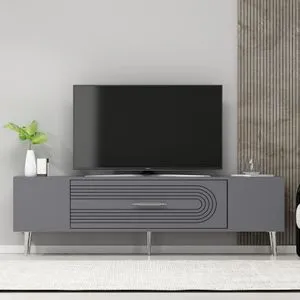 Dekol3 - Anthracite, Silver Anthracite
Silver TV Stand