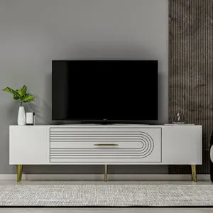 Dekol3 - White, Gold White
Gold TV Stand