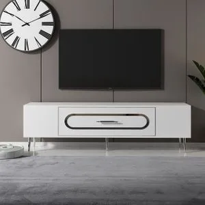 Dekop3 - White, Silver White
Silver TV Stand