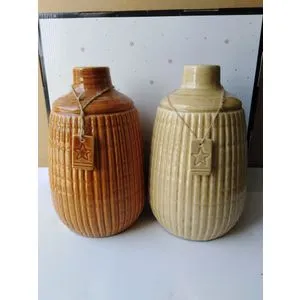 Dekor ćup 2 boje, keramika H27X15CM