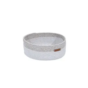 Dekorativna kutija u beloj i sivoj boji