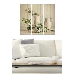 Dekorativna MDF Slika u Boji MDF128372462 (Set od 3 Komada)