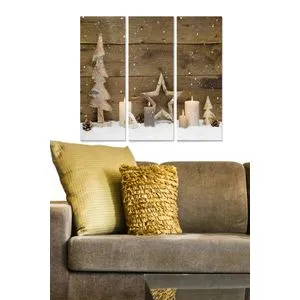 Dekorativna MDF Slika u Boji MDF157326041 (Set od 3 Komada)
