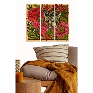 Dekorativna MDF Slika u Boji (Set od 3 Komada) - MDF1233913279