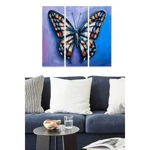 Dekorativna MDF Slika u Boji (Set od 3 Komada) - MDF1280283421
