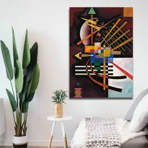 Dekorativna Slika na Platnu 'Kandinski Multikolor' 70x100cm