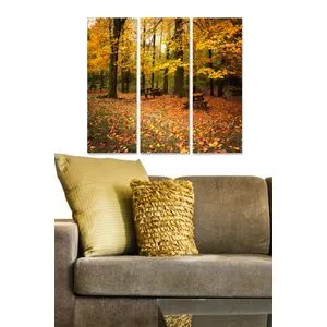 Dekorativna Slika od MDF-a u Više Boja (Set od 3 Komada)